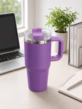 Stainless Steel Purple Hot Cold Tumbler