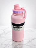 Pastel Pink Vacuum Water Bottle