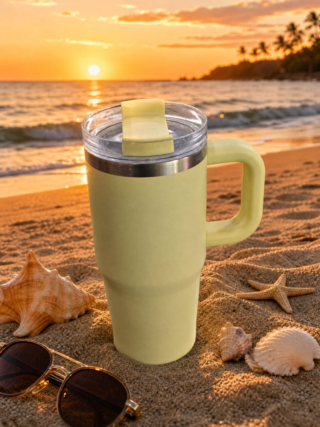 Pastel Yellow Tumbler Cup