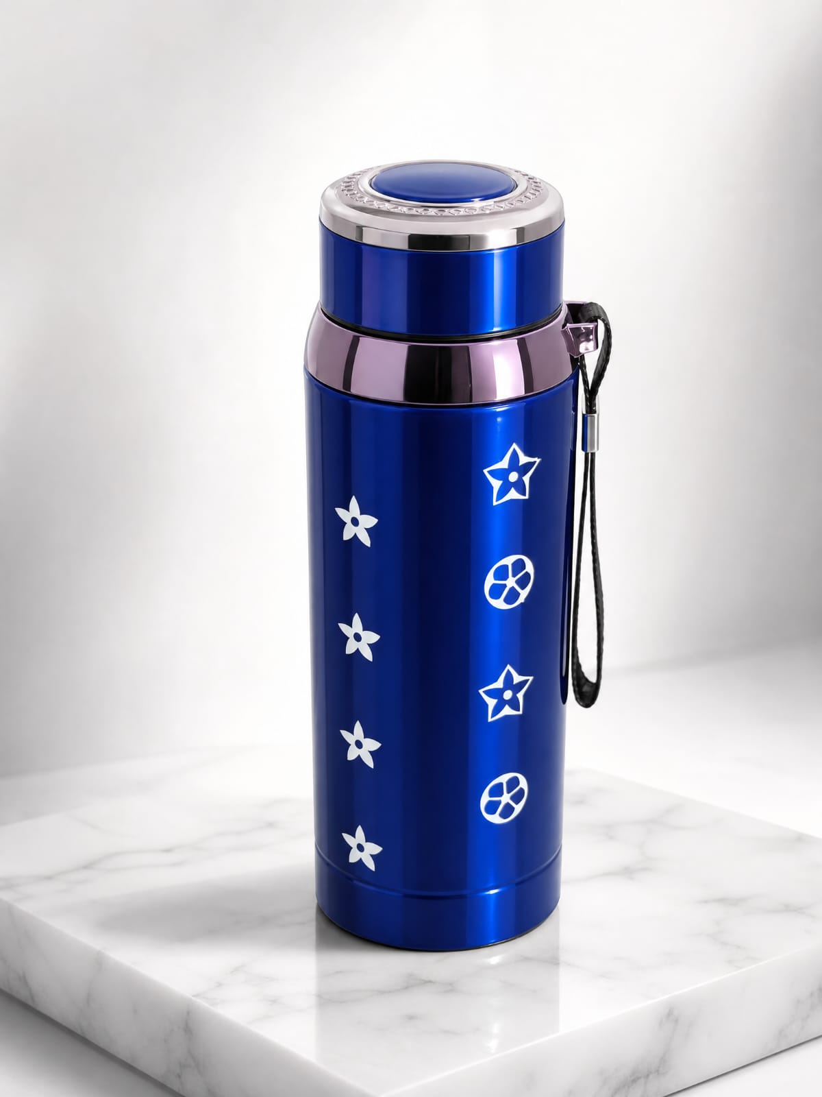 Royal Blue Stainless Steel Water Bottle