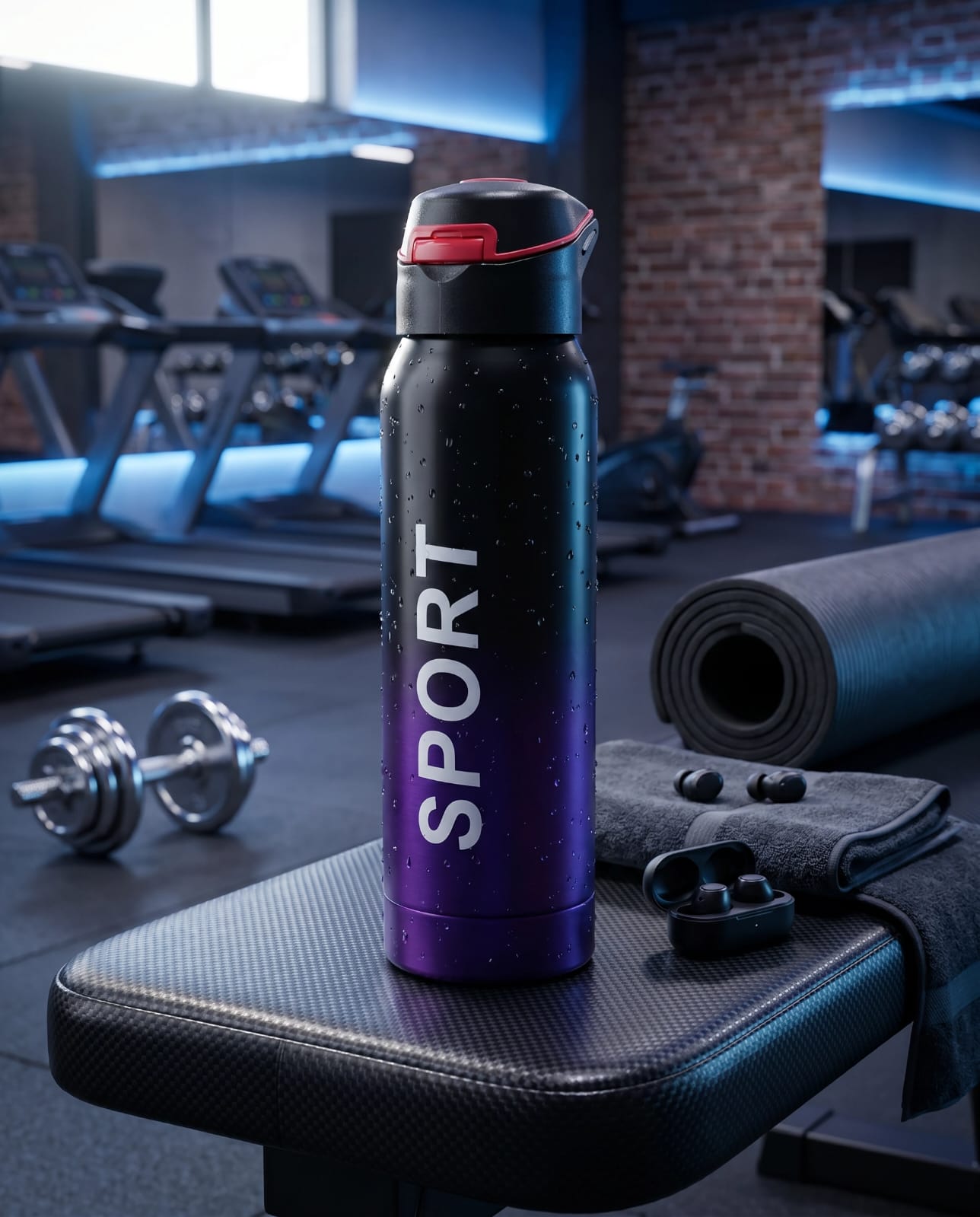Elite SPORT 750ml Stainless Steel Leakproof Water Bottle