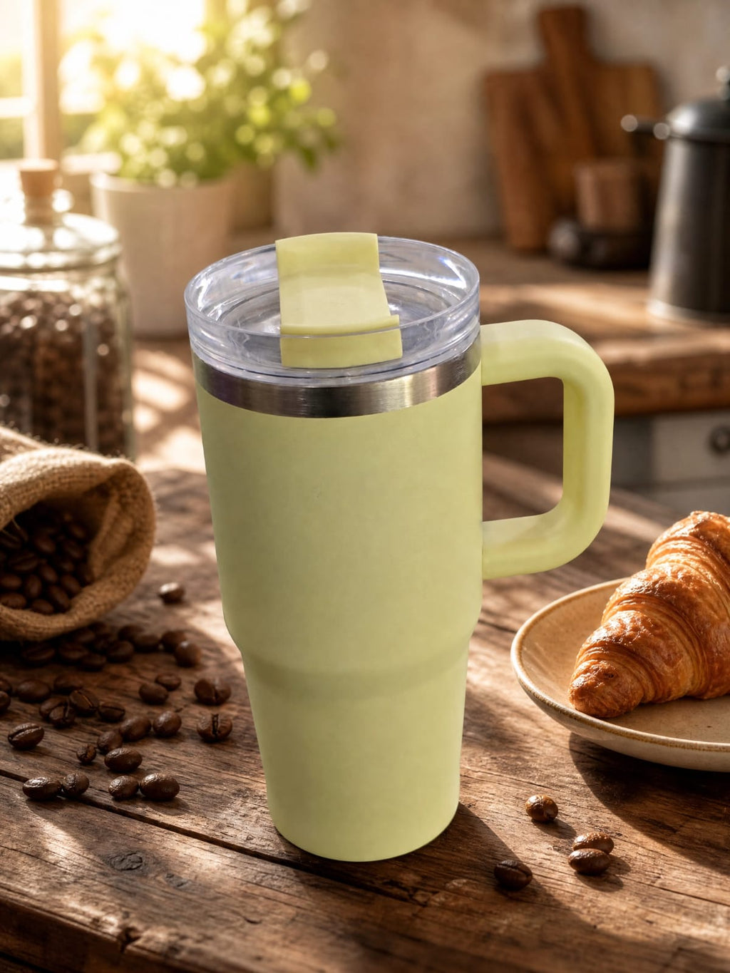 Pastel Yellow Tumbler Cup